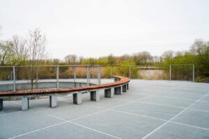 RVS Kabelnetten op het nieuwe uitkijkpunt en dijkmodule in Puurs Sint-Amands