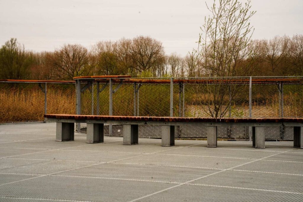 RVS Kabelnetten op het nieuwe uitkijkpunt en dijkmodule in Puurs Sint-Amands